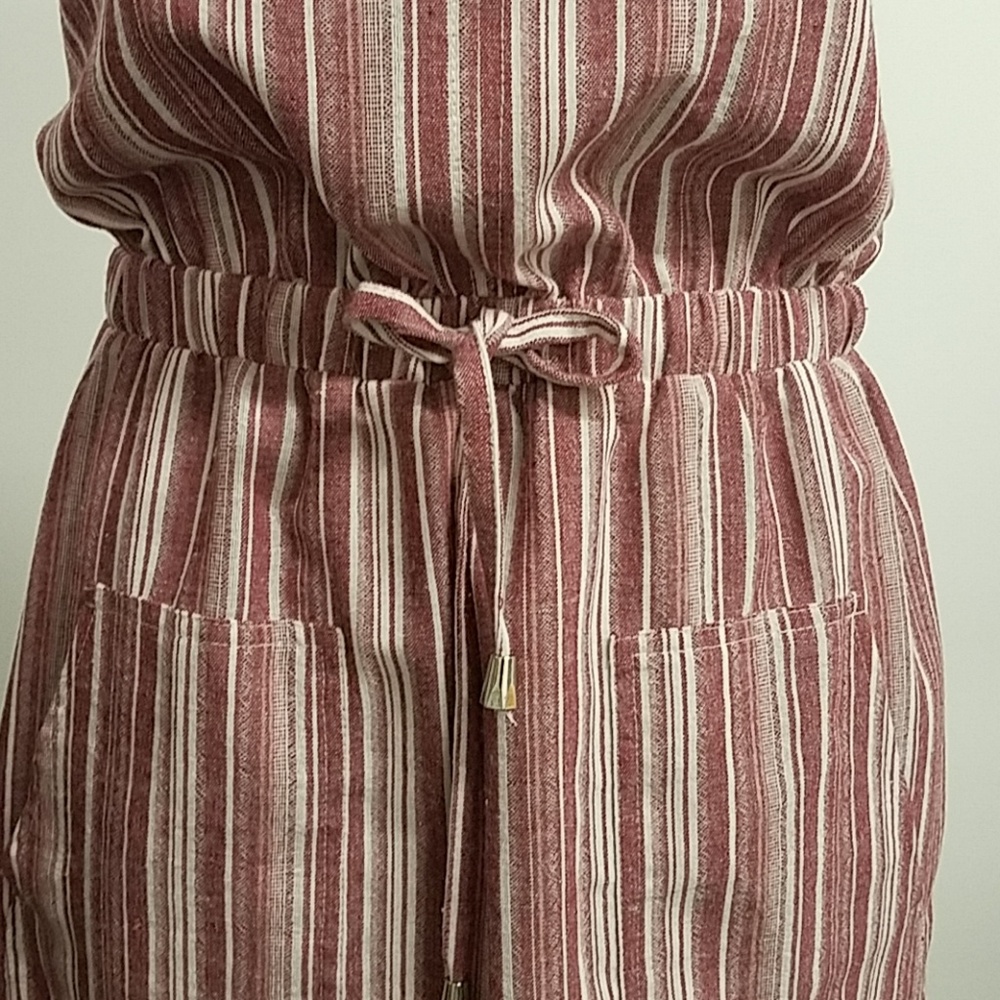 Red striped dress - Picture 2 of 5